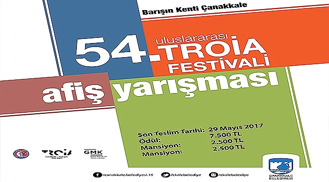 54. Uluslararası Troia Festivali Afiş Yarışması İçin Başvurular Başladı