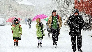 Biga'da okullar 1 gün daha tatil