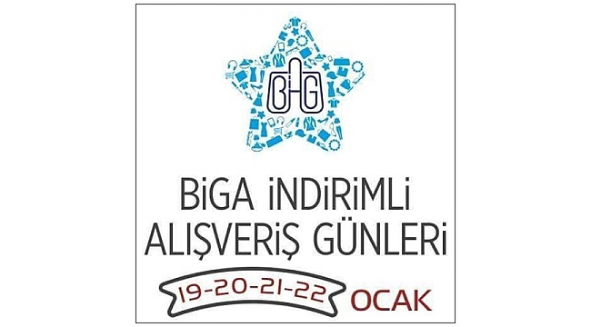 Biga indirimli alışverişgünleri başlıyor