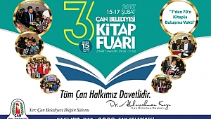Çan Belediyesi 3. Kitap Fuarı Açılıyor