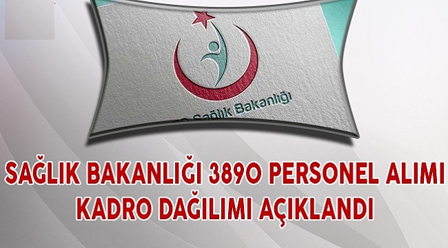 Sağlık Bakanlığı 3 Bin 890 Personel Alımı Kadro Dağılımı Açıklandı