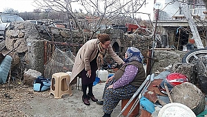 Yeşim Kardağ deprem bölgesinde...