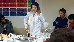 Bilim ve Deney Haftası'nda Hem Öğrendiler Hem de Eğlendiler