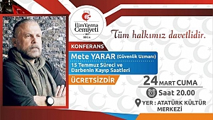 Güvenlik Uzmanı Mete Yarar Biga'da