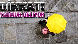 Meteoroloji uyardı. Yağmur geliyor.