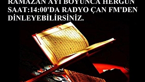 RAMAZAN MUKABELESİ BAŞLIYOR