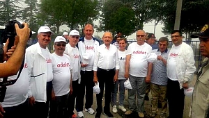 Başkan Işık adalet yürüyüşünde