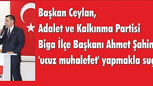 CHP Biga'dan sert yanıt