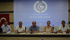 Biga TSO Meclisi Toplandı