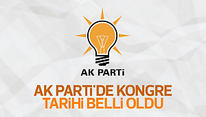 Ak Parti'nin Biga Kongresinin Tarihi Belli Oldu