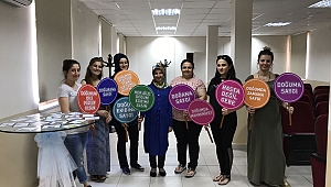 BİGA DEVLET HASTANESİ GEBE OKULU MEZUNLARINI VERMEYE DEVAM EDİYOR