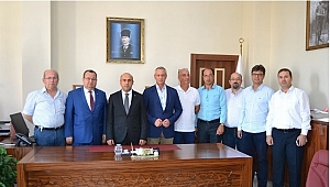 Biga Tso'dan Yeni Kaymakam Mustafa Can'a Hayırlı Olsun Ziyareti