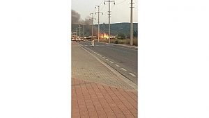 Çanakkale Açık Cezaevi'nde yangın çıktı.(Videolu)