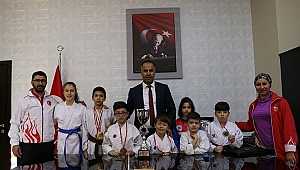  Biga'lı karatecilerden Bilen'e ziyaret...