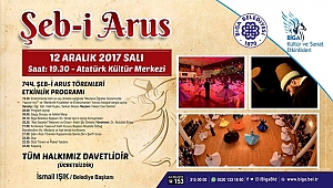 Biga'da Şeb-i Arus töreni yapılacak