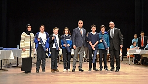 Biga'da ortaokullar arası bilgi yarışması Yapıldı