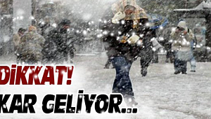 Afad Uyardı Kar Geliyor