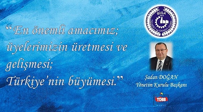 BİGA TSO BAŞKANI'NDAN ÜYE HİZMETLERİ İLE İLGİLİ AÇIKLAMA..!