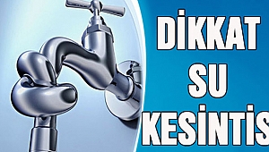 Dikkat Biga'da Sular Kesilecek