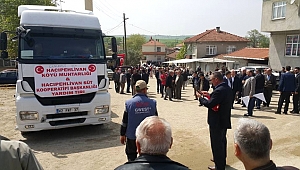  Biga'nın Hacıpehlivan Köyünden Afrin'e Yardım