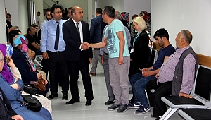 Kaymakam Can Hizmete Açılan Devlet Hastanesine İncelemelerde Bulundu