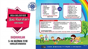 Biga'da, yaz okulları için kayıtlar başladı