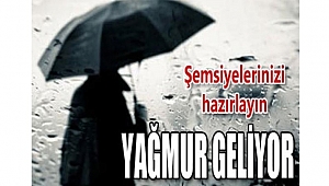 Şemsiyelerinizi Hazırlayın Yağmur Geliyor