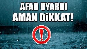 Afad Uyardı Kuvvetli Yağmur Geliyor