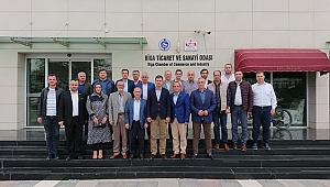 AK PARTİ İLÇE YÖNETİMİNDEN BİGA TSO'YA ZİYARET.