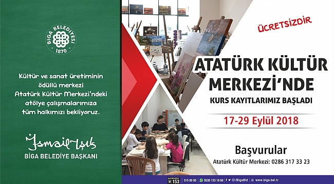 Kurs kayıtları başladı