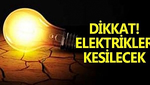 Pazar Günü Biga Merkez Ve Köylerinde Elektrik Yok