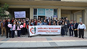 Biga'da, 'Dünya Yürüyüş Günü' etkinliği