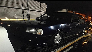 Drift atan sürücüye ceza yağdı