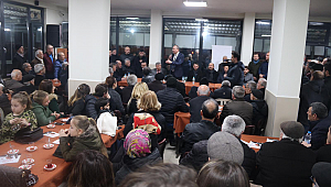 Başkan Işık'a Yeniceköy'de coşkulu karşılama