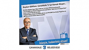 Çanakkale belediye Başkanı Ülgür Gökhan Ortak Yayın ile Radyo Pegai'de
