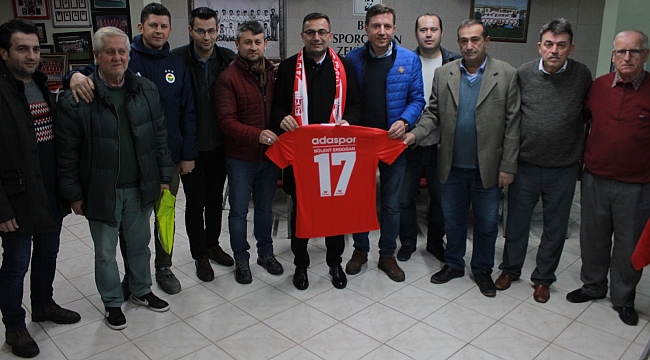 Erdoğan'dan Adaspor Kulübüne Ziyaret