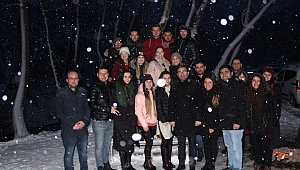 KAR KIŞ ERDOĞAN'IN SEÇİM ÇALIŞMALARINI AKSATMADI