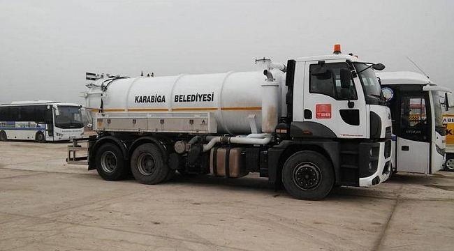 Karabiga Belediyesine TBB'den Vidanjör Desteği