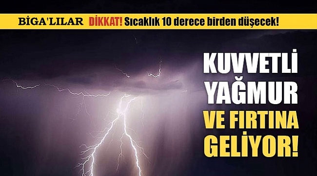 Kuvvetli Yağmur Ve Fırtına Geliyor