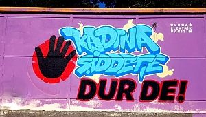 Trafolar ''Kadına Şiddet'' dikkat çekti