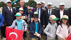 Biga'da İki Bin Fidan Toprakla Buluştu