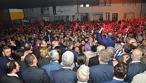 YENİCEKÖY'DE BÜLENT ERDOĞAN COŞKUSU