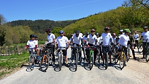 Biga'da bisiklet yarışı yapıldı