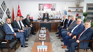 Biga Ticaret Borsası'ndan Erdoğan'a "hayırlı olsun" ziyareti