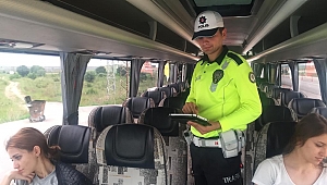 Biga'da Polis ve Jandarma Ekiplerinden Ortak Denetim