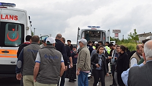 Biga'da Yağmur Yağdı Kaza Geldi