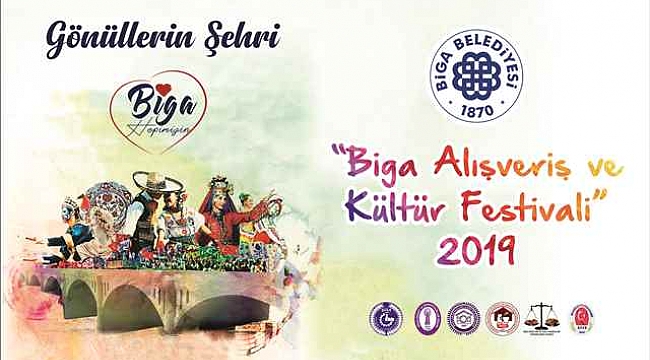 BİGA ALIŞVERİŞ VE KÜLTÜR FESTİVALİ BAŞLIYOR