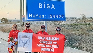 Cumhuriyet için 600 kilometre pedal