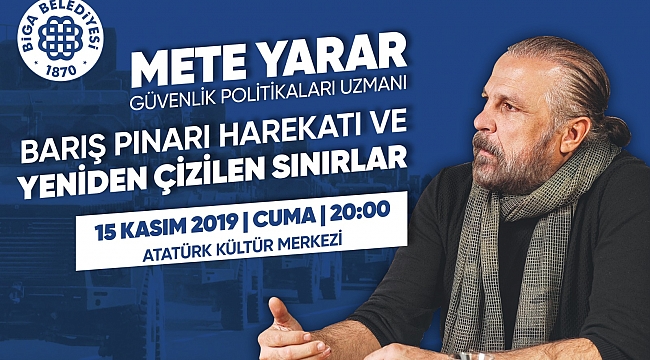 Mete Yarar 'Barış Pınarı Harekatı'nı Anlatacak