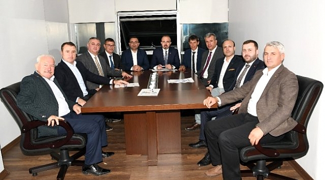 Turan, belediye başkanlarıyla Biga'da toplantı yaptı
